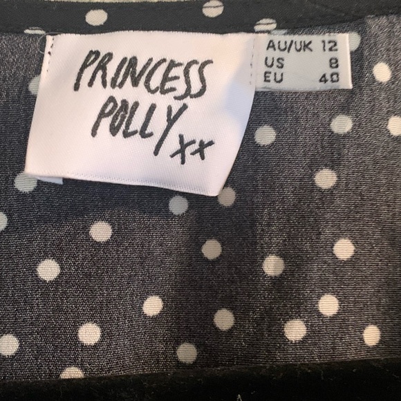 Princess Polly Polka Dot Mini Dress Size 8 - Picture 4 of 5
